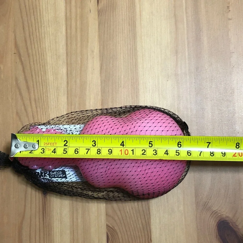 Bark Box Super Chewer Chonky Tonk Guitar Large Dog Toy Pink 50+ lb Big Puppy New